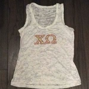 Chi Omega Racer Back Tank